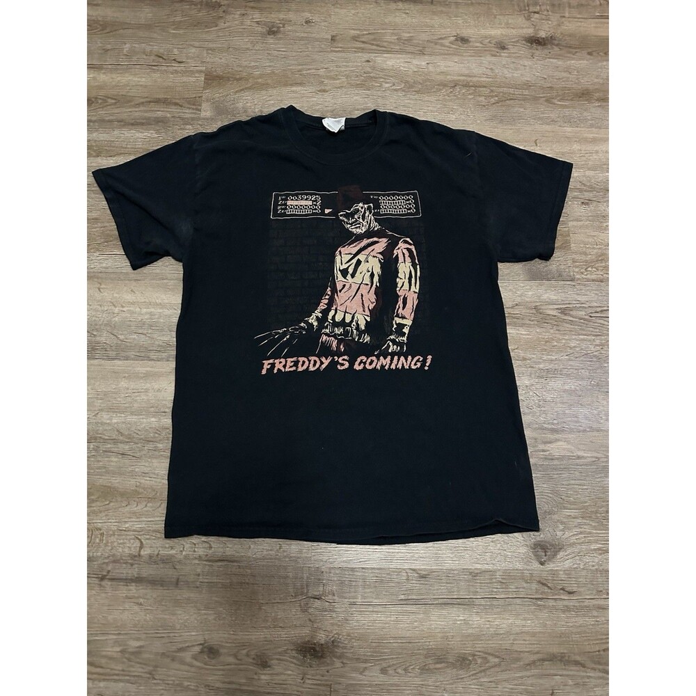 A Nightmare On Elm Street‎ Freddy Krueger T-Shirt Men’s L Black